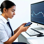A focused professional tech expert, male or female, in a modest business casual shirt and trousers, intently examining a high-performance mobile gaming device held in their hands. The setting is a clean, well-lit modern tech lab with abstract digital performance graphs in the background. Their expression is analytical and concentrated, suggesting deep optimization. fully clothed, modest clothing, appropriate attire, professional dress, safe for work, appropriate content, professional, perfect anatomy, correct proportions, natural pose, well-formed hands, proper finger count, natural body proportions, high quality, studio lighting, professional photography.
