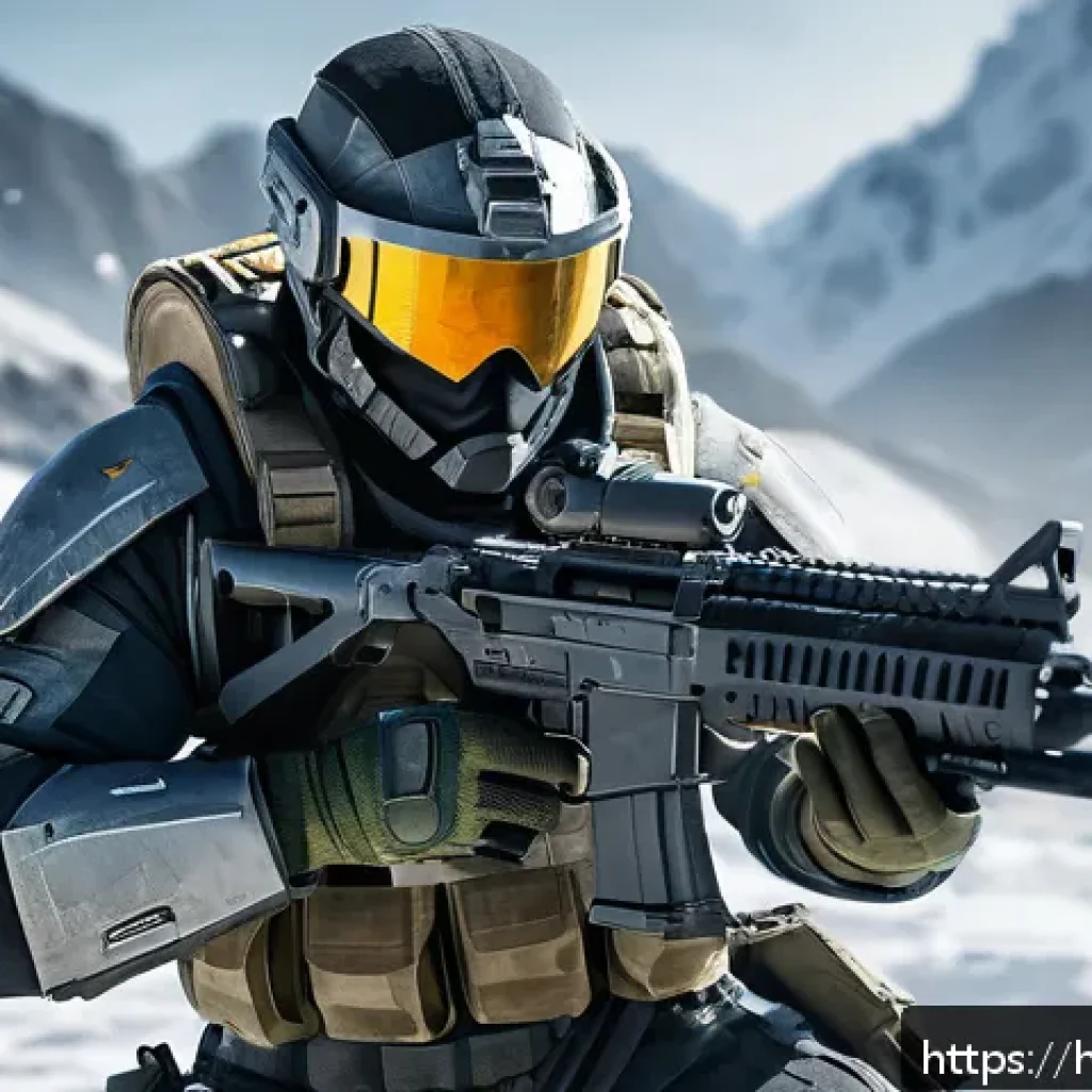 화이트 아웃 서바이벌 캐릭터 설문조사 - A balanced fighter character named Ryan in a dynamic action pose on a snowy battlefield, wearing tac...